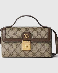 GUCCI GG Canvas Top Handle Bag