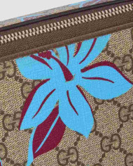 GUCCI Floral Print Crossbody Bag