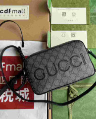 Gucci Embossed Logo Crossbody Bag