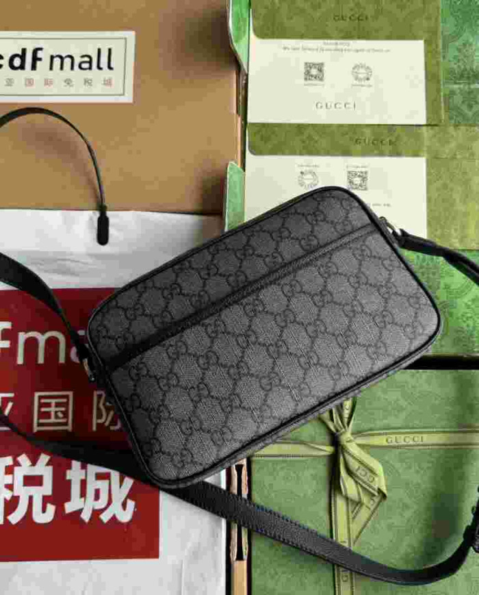 Gucci Embossed Logo Crossbody Bag