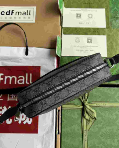 Gucci Embossed Logo Crossbody Bag