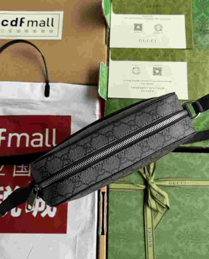 Gucci Embossed Logo Crossbody Bag