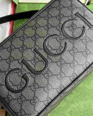 Gucci Embossed Logo Crossbody Bag