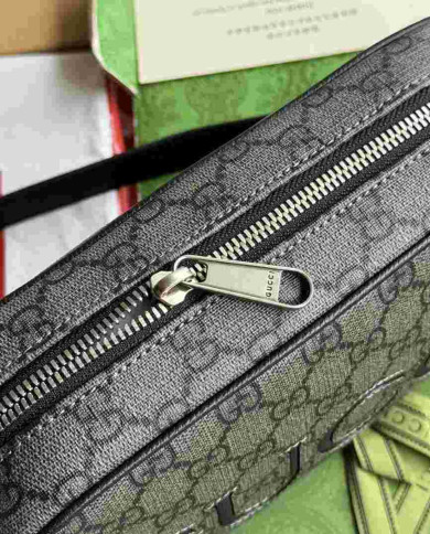 Gucci Embossed Logo Crossbody Bag