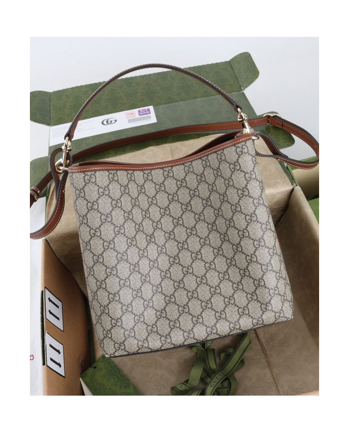 GUCCI GG Canvas Bucket Bag
