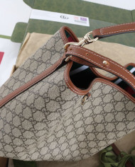 GUCCI GG Canvas Bucket Bag