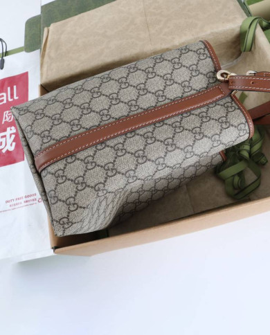 GUCCI GG Canvas Bucket Bag