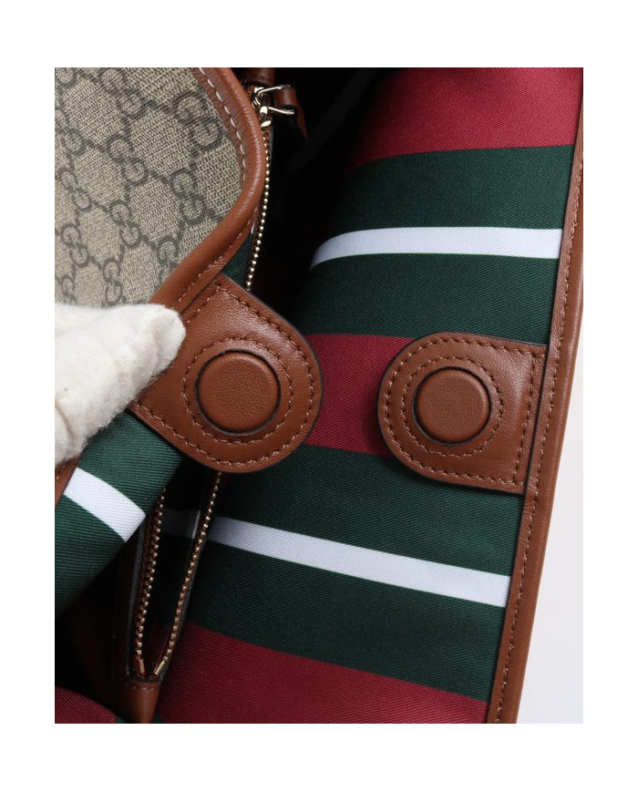 GUCCI GG Canvas Bucket Bag