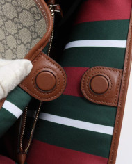 GUCCI GG Canvas Bucket Bag