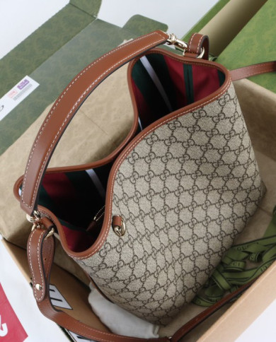 GUCCI GG Canvas Bucket Bag