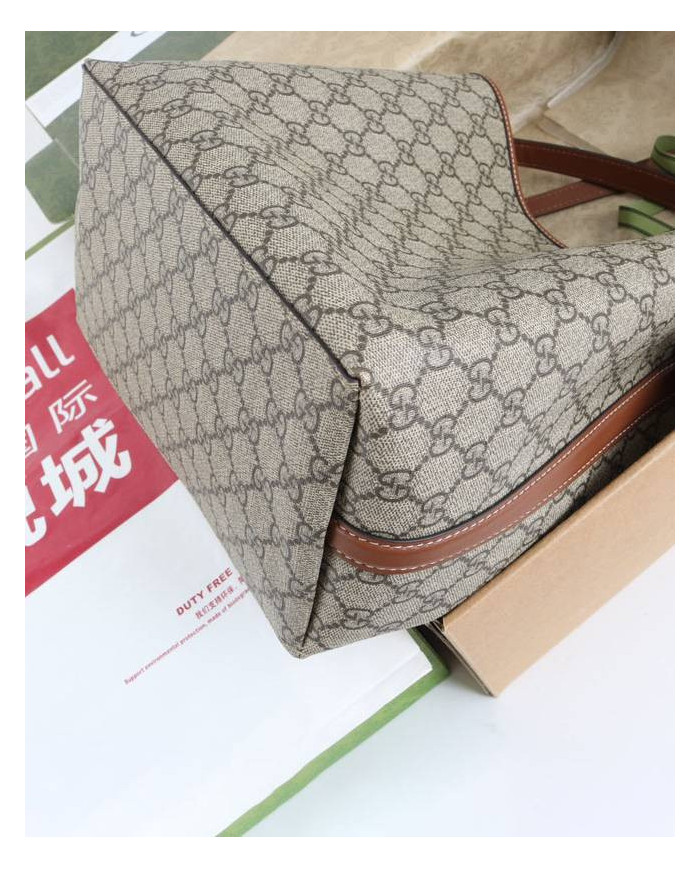 GUCCI GG Canvas Bucket Bag