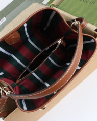 GUCCI GG Canvas Bucket Bag