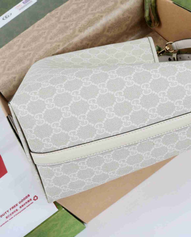 GUCCI GG Canvas Bucket Bag