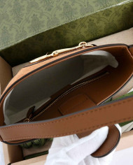 Gucci Horsebit Suede Leather Bucket Bag