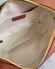 Gucci GG Embossed Leather Camera Bag with Tassel