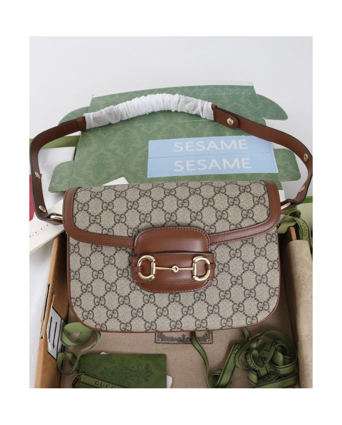 Gucci Horsebit 1955 GG Shoulder Bag