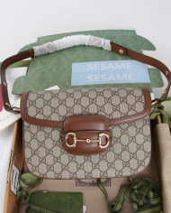 Gucci Horsebit 1955 GG Shoulder Bag