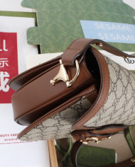 Gucci Horsebit 1955 GG Shoulder Bag