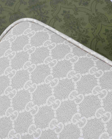 Gucci GG Supreme Leather Trim Shoulder Bag