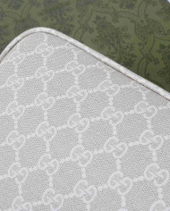 Gucci GG Supreme Leather Trim Shoulder Bag