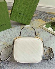 Gucci Small Round Leather Shoulder Bag