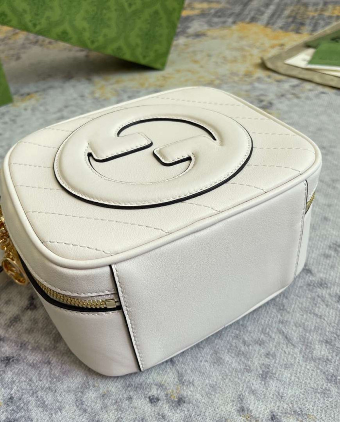 Gucci Small Round Leather Shoulder Bag