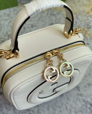 Gucci Small Round Leather Shoulder Bag