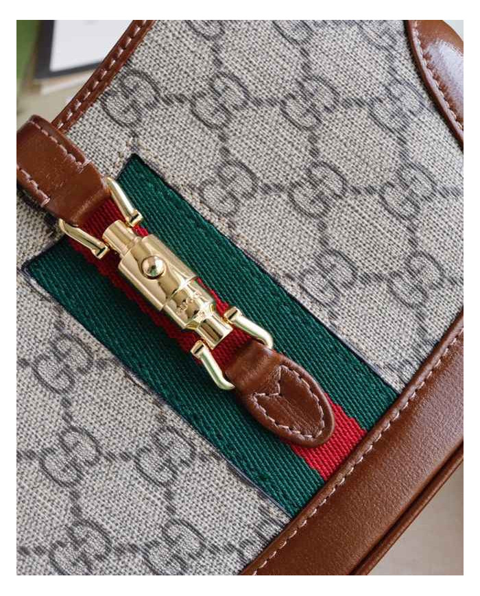 GUCCI GG Monogram Web Shoulder Bag