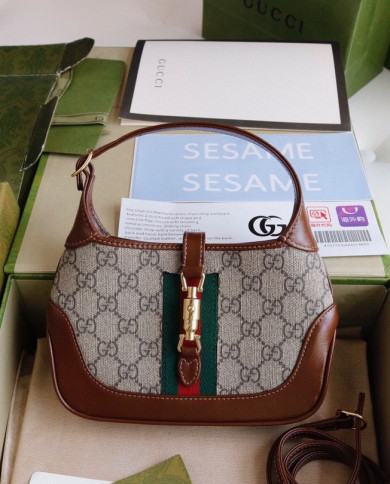 GUCCI GG Monogram Web Shoulder Bag