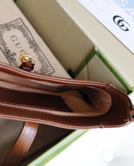 GUCCI GG Monogram Web Shoulder Bag