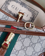 GUCCI GG Monogram Web Shoulder Bag