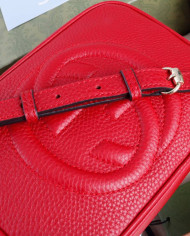 GUCCI Soho Leather Crossbody Bag