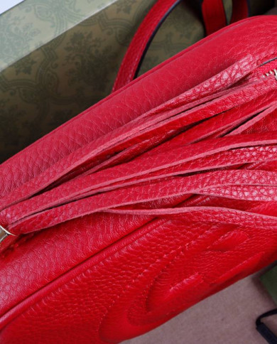 GUCCI Soho Leather Crossbody Bag