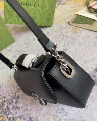 GUCCI Women's Classic Round Lock Flap Top-Handle Bag