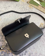 GUCCI Women's Classic Round Lock Flap Top-Handle Bag