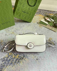 GUCCI Women's Classic Round Lock Flap Top-Handle Bag