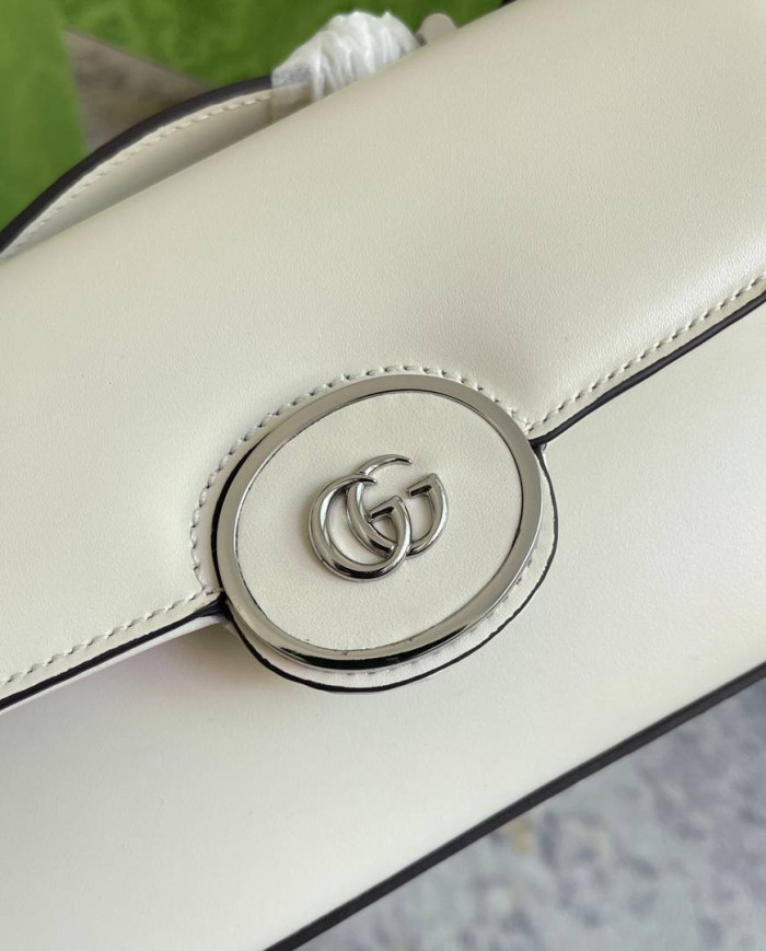 GUCCI Women's Classic Round Lock Flap Top-Handle Bag