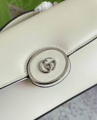 GUCCI Women's Classic Round Lock Flap Top-Handle Bag