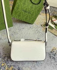 GUCCI Women's Classic Round Lock Flap Top-Handle Bag