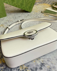 GUCCI Women's Classic Round Lock Flap Top-Handle Bag