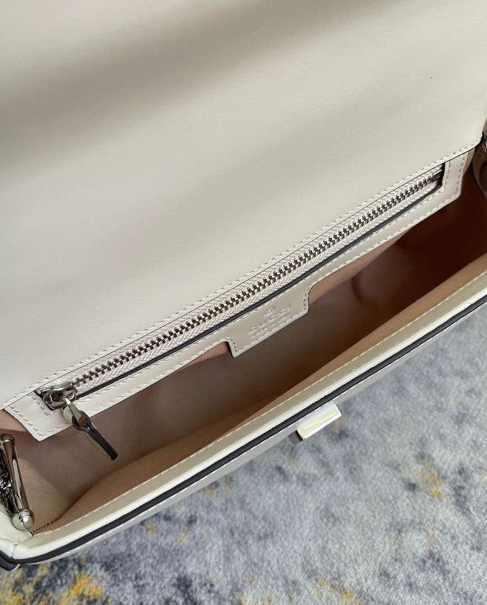 GUCCI Women's Classic Round Lock Flap Top-Handle Bag