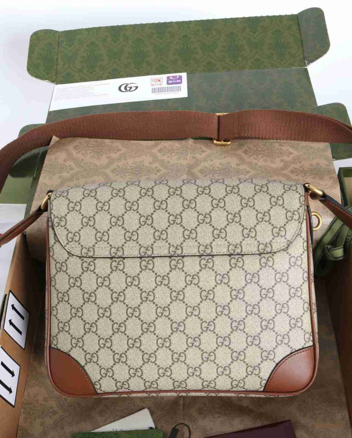 GUCCI GG Crossbody Postman's Bag