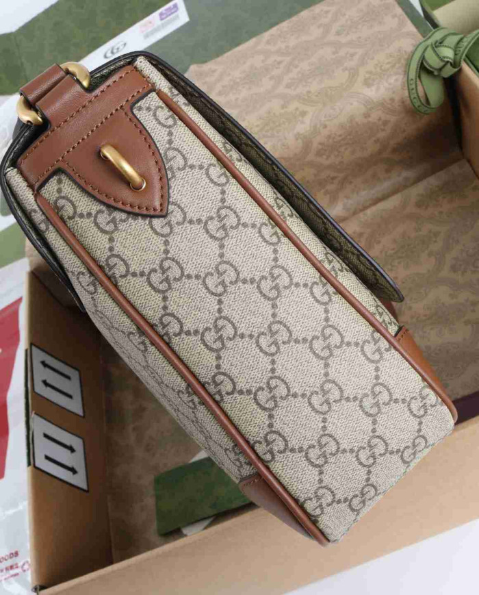 GUCCI GG Crossbody Postman's Bag