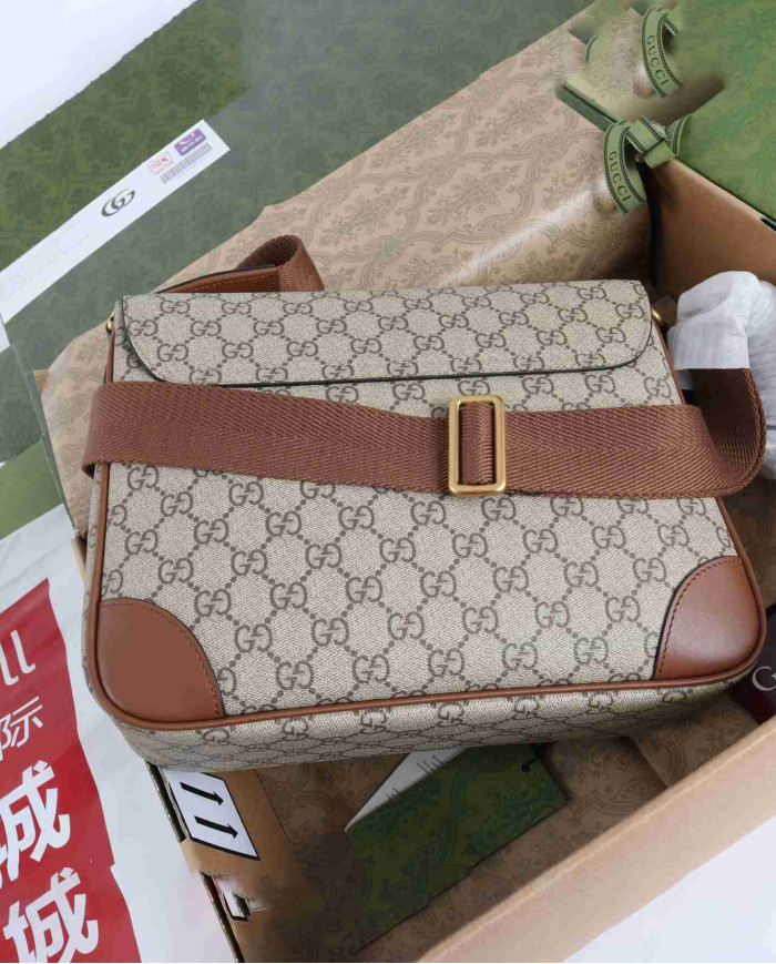 GUCCI GG Crossbody Postman's Bag