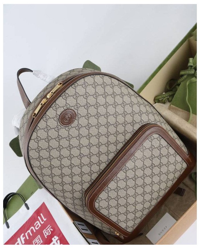 Gucci Fashion Backpack with Zipper Pocket