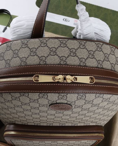 Gucci Fashion Backpack with Zipper Pocket