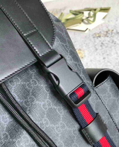 GUCCI Fashion Backpack with Drawstring and Side Pockets