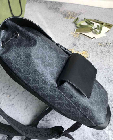 GUCCI Fashion Backpack with Drawstring and Side Pockets