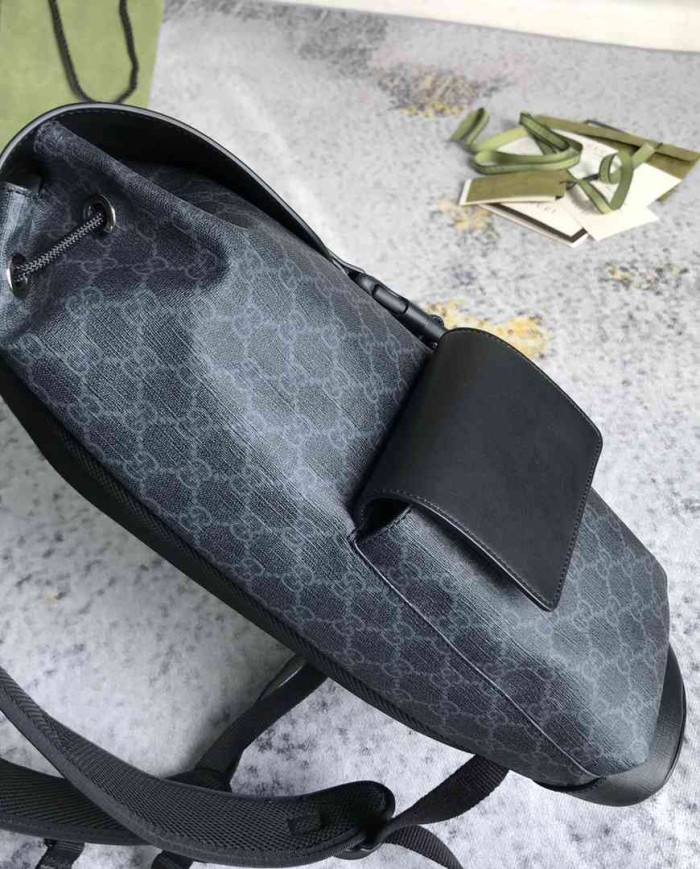 GUCCI Fashion Backpack with Drawstring and Side Pockets