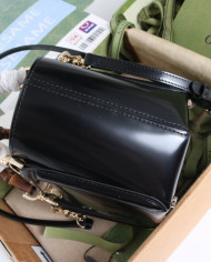 Gucci Bamboo Handle Leather Top Handle Bag